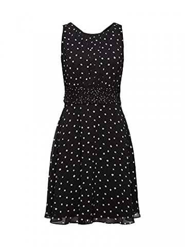 ESPRIT Collection Recycelt: Chiffon-Kleid mit Geraffter Taille - 3