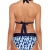 Aidotop Damen Bikini Set Triangel Badeanzug Strand Ties Zweiteiliger Bademode Bikinihose（Blue Geometry,M - 2