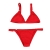 AmyGline Damen Bikini Set Push up Sling Bandage Bikini Dreipunkt Bikini Badeanzug Badebekleidung Bikinioberteil Swimsuits Bademode Bikinihosen - 3