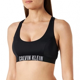 Calvin Klein Damen Bralette Racerback-rp Bikini, Pvh Black, XS - 1
