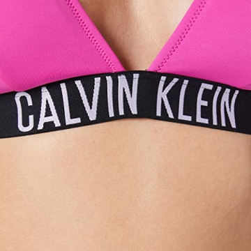 Calvin Klein Damen Triangle-rp Bikini BH, Wunderschöne Orchidee., S - 3