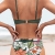 CUPSHE Damen Bikini Set Push Up Crossover Bikini Bademode Blumenmuster Zweiteiliger Badeanzug Swimsuit Salbeigrün M - 3