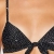 Emporio Armani Swimwear Damen Padded Triangle & Brazilian Beachwear TIE Front Bikini-Set, Schwarz (Nero Stampato Pois 72420), 42 (Herstellergröße: XL) - 2
