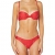 Emporio Armani Swimwear Damen Push-UP & Side Band Brief Beachwear TIE Front Bikini-Set, Rot (Rosso Stampato Pois 32074), 42 (Herstellergröße: XL) - 1