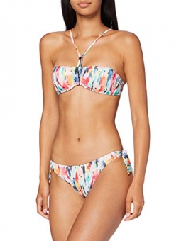Emporio Armani Swimwear Damen REM.Cups Band & Brief W/Bows Beachwear Color POP Bikini-Set, Mehrfarbig (Stampato Multicolor 14299), 36 (Herstellergröße: S) - 1