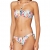 Emporio Armani Swimwear Damen REM.Cups Band & Brief W/Bows Beachwear Color POP Bikini-Set, Mehrfarbig (Stampato Multicolor 14299), 36 (Herstellergröße: S) - 1