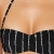 Emporio Armani Swimwear Womens Padded Band & Bows Brazilian W/Bows Mania Bikini Set, Black Logo White, M - 2