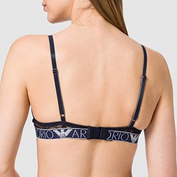 Emporio Armani Underwear Womens Sporty Lace Push Up Bra, Marine, 36C - 2