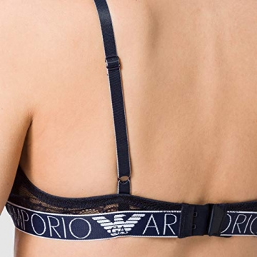 Emporio Armani Underwear Womens Sporty Lace Push Up Bra, Marine, 36C - 4