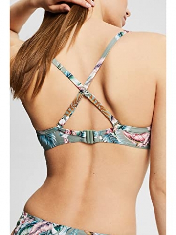 ESPRIT Recycelt: Bügel-Bikini mit Tropical-Print - 5