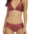 Halcurt Damen Bikini Badeanzug Shimmer Zweiteiliger Triangel Badeanzug Set - Rot - Medium - 1