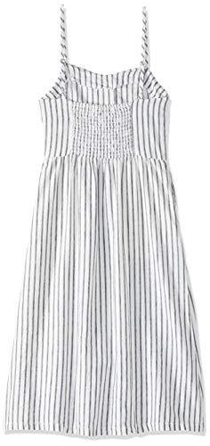 ONLY Damen Sommerkleid Luna gestreift mit Knopfleiste 15178937 White/White/Stripes 38 - 2