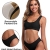 Summer Mae Damen Bikini Set Bustier Oberteil Zweiteile Sportliche Bademode Schwarz XL - 3