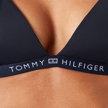 Tommy Hilfiger Damen Triangle Fixed Foam Bikini, Desert Sky, S - 2
