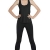 icyzone Damen Sport Yoga Tank Top Ringerrücken Gym Fitness Funktions Shirt 2er Pack (S, Black/Mauve Orchid) - 2
