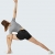 LAPASA Damen Sportshorts Innentasche Kurz Leggings Yoga Shorts Hoher Bund L09A1 (Schwarz, M) - 3