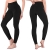 SINOPHANT Hochtaillierte Leggings für Damen - Angenehm Weiche Elastische, Dehnbare Sport- und Yogahosen , 1er Pack Schwarz, XL-3XL (Herstellergröße: PLUS SIZE) - 2
