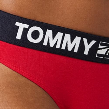 Tommy Jeans Damen Slip aus 90% Baumwolle mit Stretch, Nachhaltig, Unterhose mit Elastikbund, Unterwäsche Frauen, Panty, Primary Red, M - 3