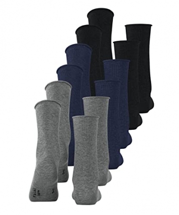 FALKE Damen Socken Happy 6-Pack, Baumwolle, 6 Paar, Mehrfarbig (Sortiment 10), 35-38 - 2
