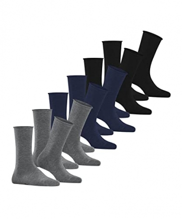 FALKE Damen Socken Happy 6-Pack, Baumwolle, 6 Paar, Mehrfarbig (Sortiment 10), 35-38 - 3