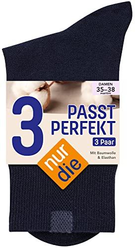 Nur Die Damen Strick Passt Perfekt 9-er Pack, Schwarz (schwarz 940), 35-38 - 3