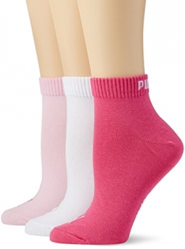 PUMA Quarter Damen Sneakers Socken 9er Set 9 Paar - Pink Lady: Größe: 35/38 - 1