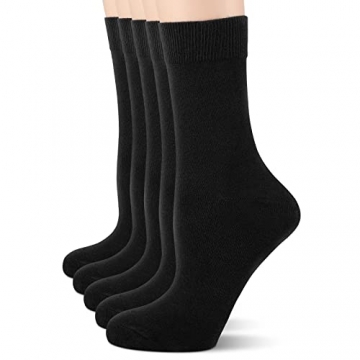 QINCAO 10 Paar Socken Damen Atmungsaktive Baumwolle Lange Sport Komfortbund Herren Socks - 1