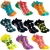 Sunvivid Damen Sneakers Socken Baumwolle Sportsocken Kurzsocken für Damen und Mädchen - 10 Paar - 1