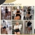 TNNZEET Radlerhose Damen Hohe Taille Shorts Kurze Sporthose Hotpants für Yoga Gym (Schwarz,L-XL) - 4